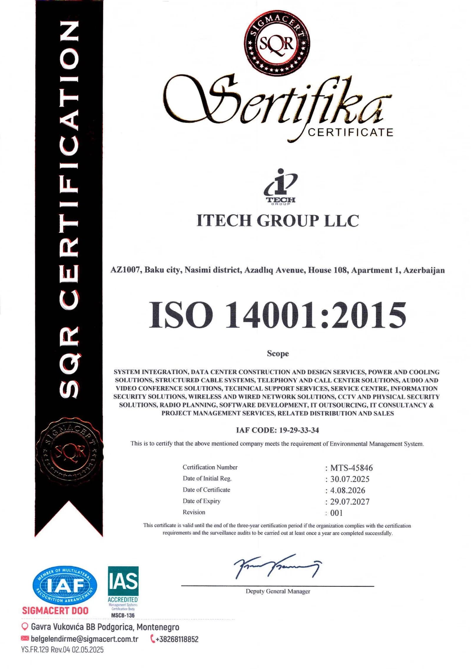 ISO 14001:2015