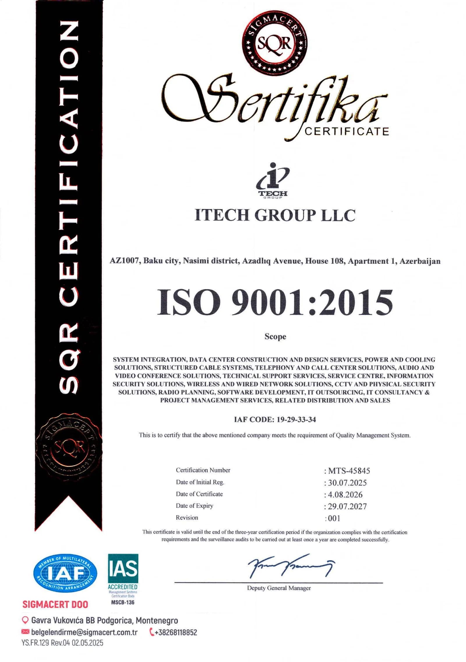 ISO 9001:2015